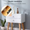 T8+ Invisible Universal Cabinet Lock - APP & IC Card Controlled Drawer Lock - 5