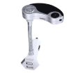 GT86 Car Bluetooth FM Transmitter, Dual USB Charger, LCD/TF Music, Silver - 2