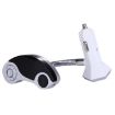 GT86 Car Bluetooth FM Transmitter, Dual USB Charger, LCD/TF Music, Silver - 3