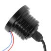 2 PCS 2.5" 10W 900LM 6500K Car Angel Eyes Fog Lamp, 20cm Cable, White - 4