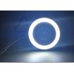 2 PCS 2.5" 10W 900LM 6500K Car Angel Eyes Fog Lamp, 20cm Cable, White - 8