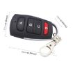 433MHz Wireless Industrial Remote Control Transmitter - 4 Buttons, Black - 2