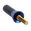 Blue Carbon Fiber Aluminum Short Antenna with Universal Screws Base, Small - 2