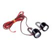 2 PCS 12V 3W White LED Strobe Lights for Motorcycle, 90cm Wire Length - 2