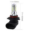 9006 50W 500LM 6000K Car Fog Light, 16 Lamps, DC 12V-24V, White Light - 2
