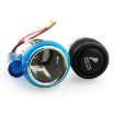 European Standard 12V Car Cigarette Lighter Assembly with Blue Light - 3