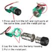 European Standard 12V Car Cigarette Lighter Assembly with Blue Light - 4