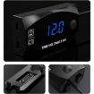 2 in 1 Motorcycle Voltmeter + Clock, Digital Display, 6-30V, IP67, Blue - 3
