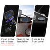 2 in 1 Motorcycle Voltmeter + Clock, Digital Display, 6-30V, IP67, Blue - 7
