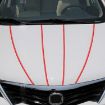 12mm x 9.8m Red Car Self Adhesive Decorative Stripe Tape Line - 8
