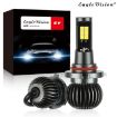 2 PCS EV15 9005/9006 Car LED Fog Light, Cold White + Amber, IP67, 6W - 6