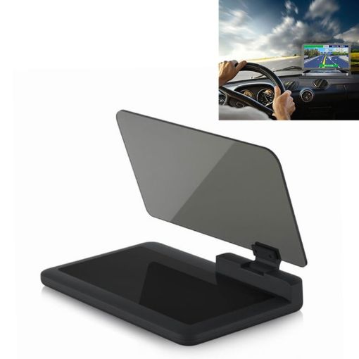 H6 Multi-function Car Smartphone HUD Holder for 6 Inch Phones - 1