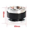 Universal 60mm Car Steering Wheel Quick Release HUB Adapter (Gold) - 2