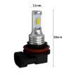 H8/H11 72W 1000LM LED Car Fog Bulbs 6000-6500K White Light 2 PCS - 6