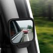 Adjustable Wide Angle Rear View Blind Spot Mirror for Car/Truck 7x6.5x1cm - 1