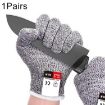 Cut-resistant Gardening Gloves, HPPE, Food-grade, Size L, 24cm, White - 1