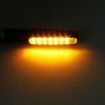 4 PCS DC 12V Motorcycle LED Turn Signal Indicator Yellow White Light - 7