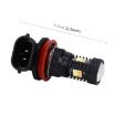 Super Bright H11/H8 5W 350LM Car Fog Light 16 SMD-3030 LED White/Yellow - 4