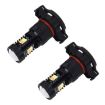 Super Bright PSX24W 12V 5W Car Fog Light 16 SMD-3030 LED White Yellow - 2