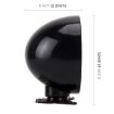 Adjustable 3R-044 Rear View Blind Spot Mirror - Wide Angle, Black - 4