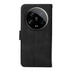 Xiaomi 14 Ultra Flip Leather Phone Case - Classic Calf Texture, Black - 3