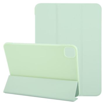 iPad Pro 13 2024 GEBEI Green Shockproof Leather Case with 3-Fold Holder - 1