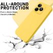 Realme C53/Narzo N53 Yellow Silicone Dropproof Full Coverage Case - 4