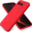 Realme Narzo 60x Red Liquid Silicone Dropproof Full Coverage Case - 1