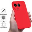 Realme Narzo 60x Red Liquid Silicone Dropproof Full Coverage Case - 2
