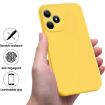 Realme C51/C53 India Yellow Liquid Silicone Dropproof Phone Case - 2