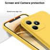 Realme C51/C53 India Yellow Liquid Silicone Dropproof Phone Case - 3