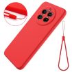 Realme Narzo 70 Red Liquid Silicone Dropproof Full Coverage Case - 2