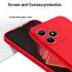 Realme Note 50 Red Liquid Silicone Dropproof Full Coverage Phone Case - 4