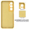Realme C65 4G Yellow Liquid Silicone Dropproof Phone Case - 6