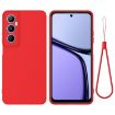 Realme C65 4G Red Liquid Silicone Dropproof Full Coverage Phone Case - 1