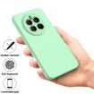 Realme P1 Pro Green Liquid Silicone Dropproof Full Coverage Case - 5