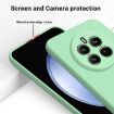 Realme P1 Pro Green Liquid Silicone Dropproof Full Coverage Case - 6