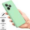 Realme GT 6T/GT Neo6/GT 6 Green Liquid Silicone Dropproof Phone Case - 2