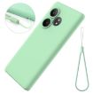 Realme GT 6T/GT Neo6/GT 6 Green Liquid Silicone Dropproof Phone Case - 7