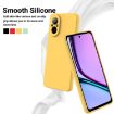 Realme 12 Lite Yellow Liquid Silicone Dropproof Full Coverage Case - 3