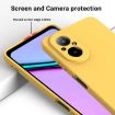Realme 12 Lite Yellow Liquid Silicone Dropproof Full Coverage Case - 4