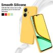 Realme C61/Narzo N61 Yellow Liquid Silicone Dropproof Phone Case - 3