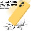 Realme C61/Narzo N61 Yellow Liquid Silicone Dropproof Phone Case - 5