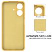 Realme C61/Narzo N61 Yellow Liquid Silicone Dropproof Phone Case - 6