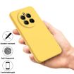 Realme 13/12 4G Yellow Liquid Silicone Dropproof Full Coverage Case - 5