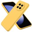 Realme Narzo N65 5G Yellow Liquid Silicone Dropproof Phone Case - 1