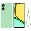 Realme Note 60 Green Liquid Silicone Dropproof Full Coverage Case - 1