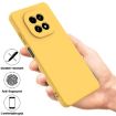 Realme C63/V60 5G Yellow Liquid Silicone Dropproof Phone Case - 2