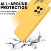 Realme 13+ Yellow Liquid Silicone Dropproof Full Coverage Phone Case - 3