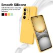 Realme C75 Yellow Liquid Silicone Dropproof Full Coverage Phone Case - 3